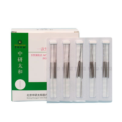 Zhongyan Taihe उच्च गुणवत्ता 500pcs डिस्पोजेबल बाँझ एक्यूपंक्चर सुइयों एक्यूपंक्चर चिकित्सा
