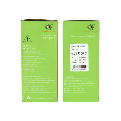 OEM बाजार की मांग के लिए 1.5 मिमी हैंडल व्यास एक्यूपंक्चर इंट्राडर्मल सुई