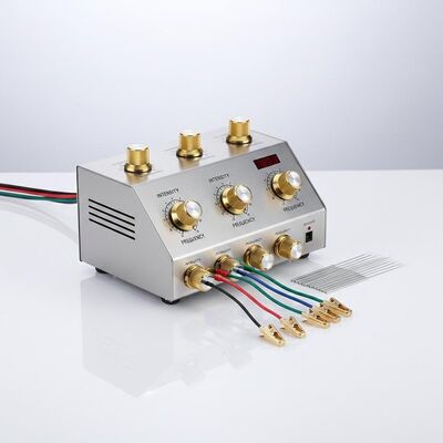 गोल्डन टीसीएम क्लिनिक उपकरण स्टेनलेस स्टील इलेक्ट्रोअक्यूपंक्चर उपकरण प्रभावी पारंपरिक चीनी चिकित्सा चिकित्सा के लिए चिकित्सा उपकरण