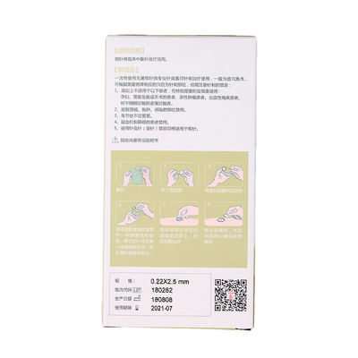 5 साल की शेल्फ लाइफ के साथ प्रभावी एक्यूपंक्चर थेरेपी एक्यूपंक्चर चिकित्सीय सुई तीखा टिप