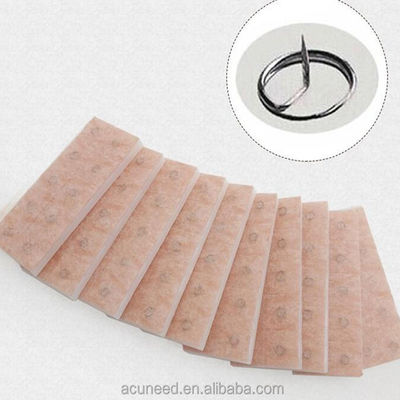 सुरक्षित और प्रभावी उपचार के लिए सीई टीयूवी आईएसओ जीएमपी प्रमाणित एक्यूपंक्चर प्रेस सुईयां एथिलीन ऑक्साइड गैस स्टरलाइज़ेशन